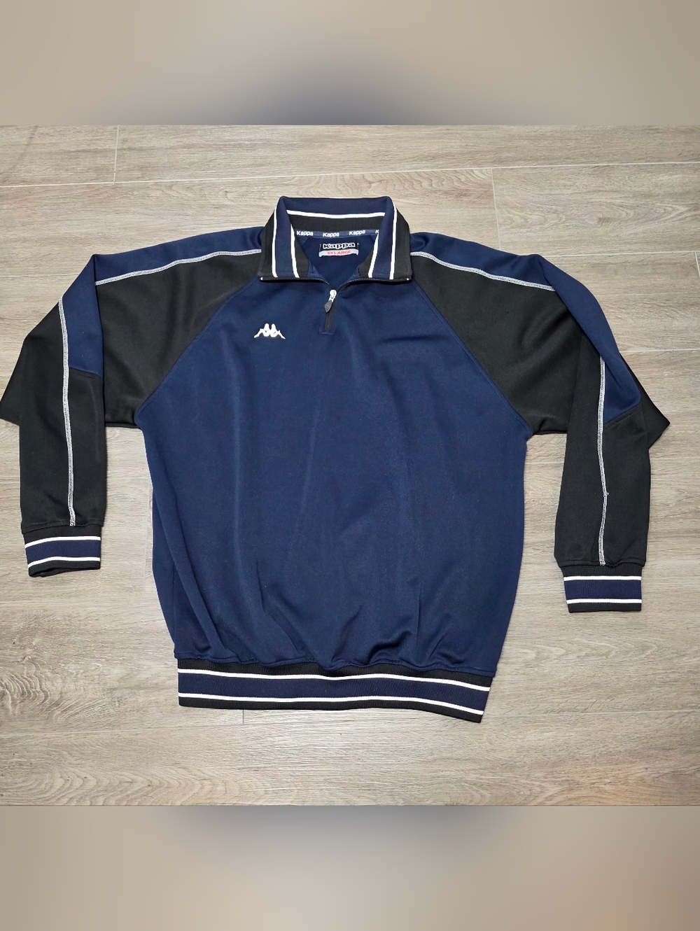 Vintage 90's - Y2K KAPPA 1/4 Mens Sweater- Sweatshirt Size XXL